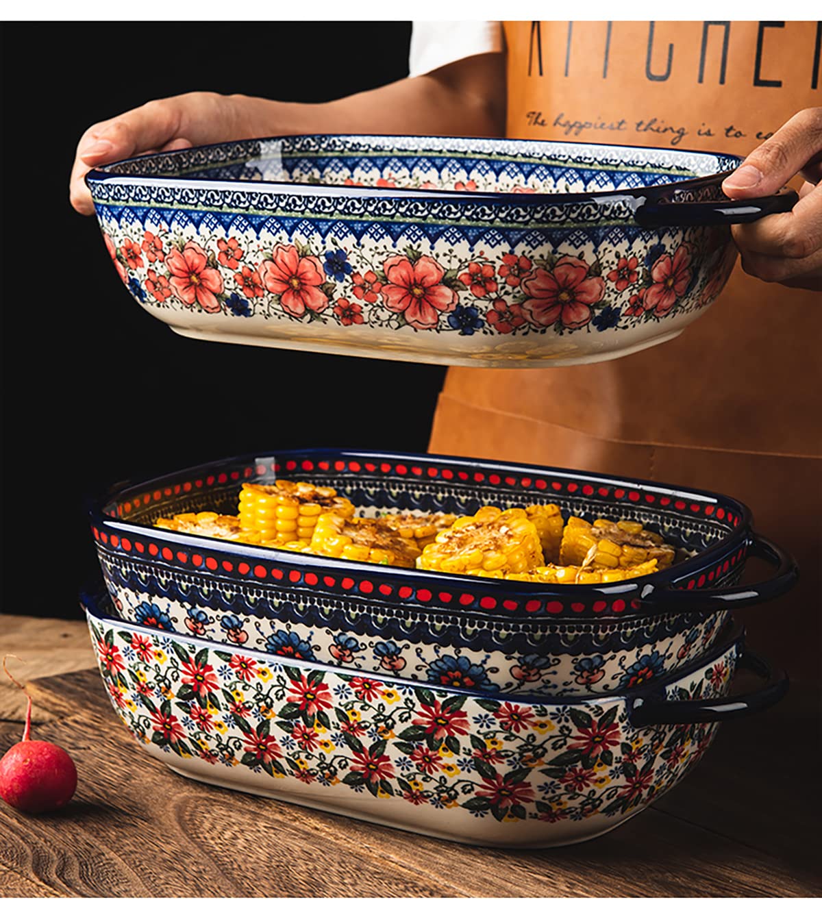 ★専用★＊Sylvia ＊Casserole・* Amazon.com: Bicuzat Vintage Style Pottery Bakeware Ceramic